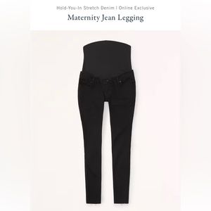 Abercrombie & Fitch Black Jean Legging - Maternity